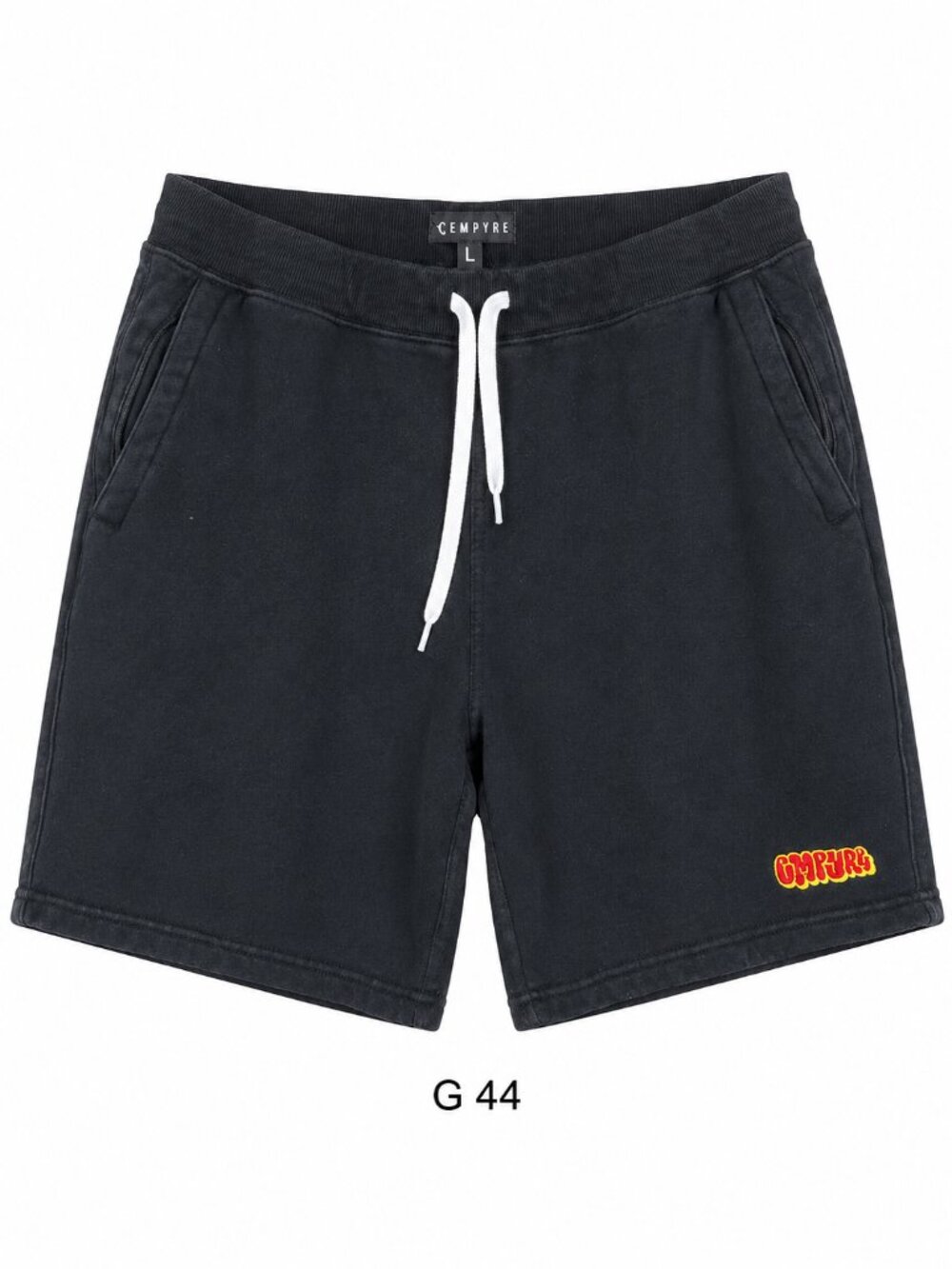 Empyre Men’s Large Black Fleece Sweat Shorts Drawstring G44